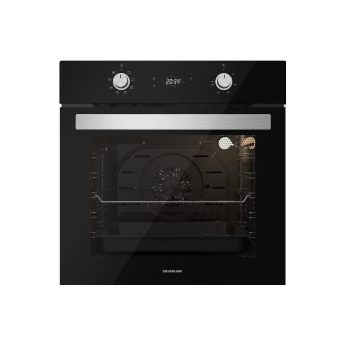 Silverline Siyah Ankastre Set Classy Siyah 60 cm Davlumbaz - CS5335B01 Siyah Ankastre Ocak - B06504B01 Siyah Ankastre Fırın - Görsel 2