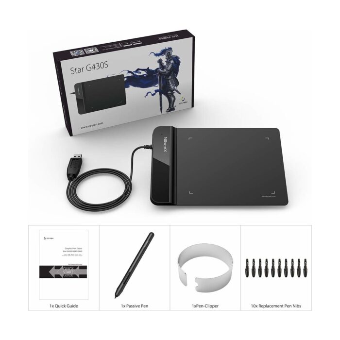 Xp-Pen G430S Grafik Tablet + Kalem - Görsel 3