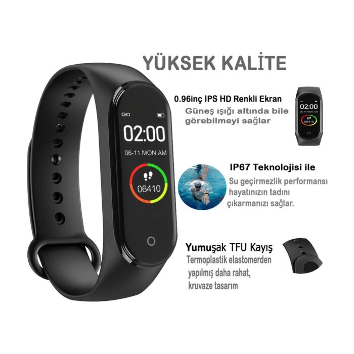 Smart Bracelet Band M4 Akıllı Bileklik - Görsel 2
