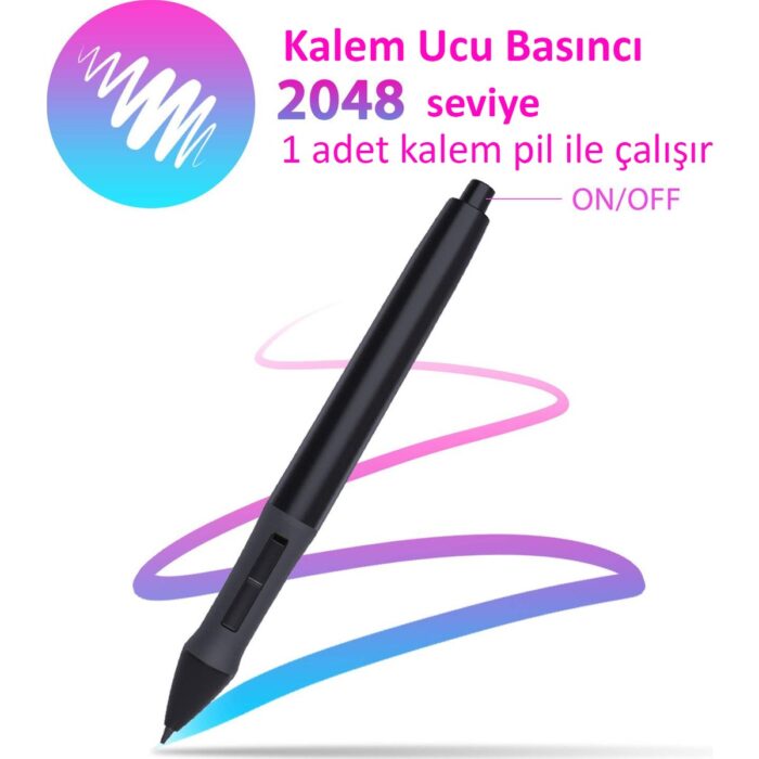 Huion 420 Grafik Çizim Tableti - Görsel 2