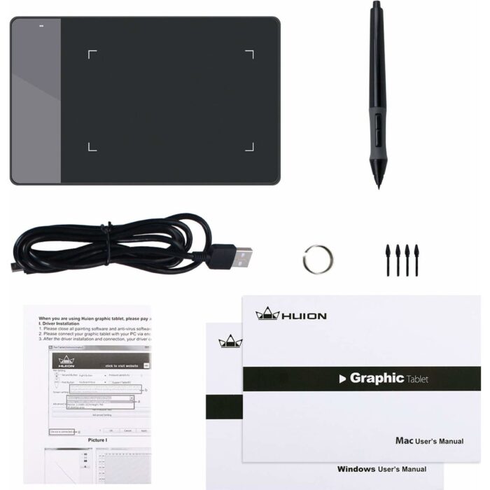 Huion 420 Grafik Çizim Tableti - Görsel 5