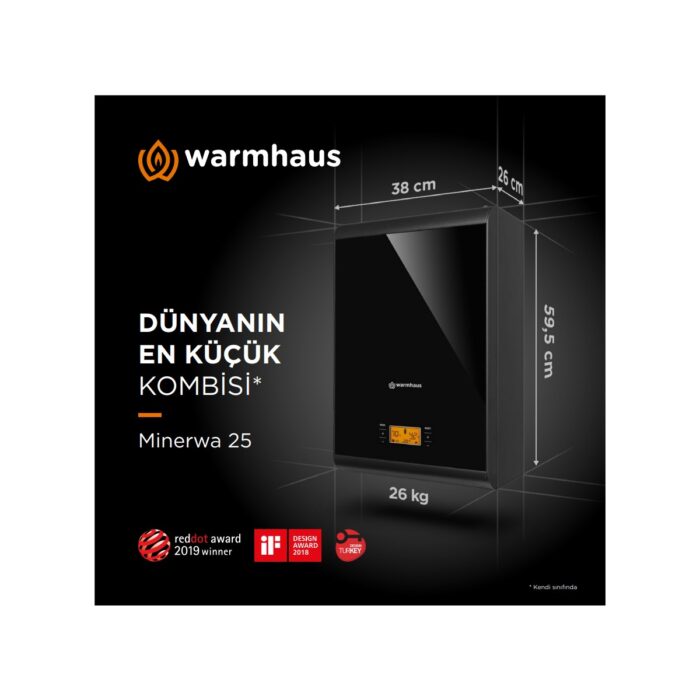 Warmhaus Minerwa 25 - 25 Kw Yoğuşmalı Kombi - Görsel 3