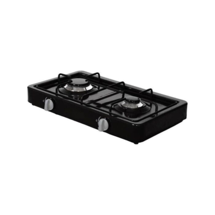 10531130671154-1.jpg Optimum 2 Gözlü Set Üstü Ikili Ocak Doğalgaz Uyumlu Siyah - Görsel 1