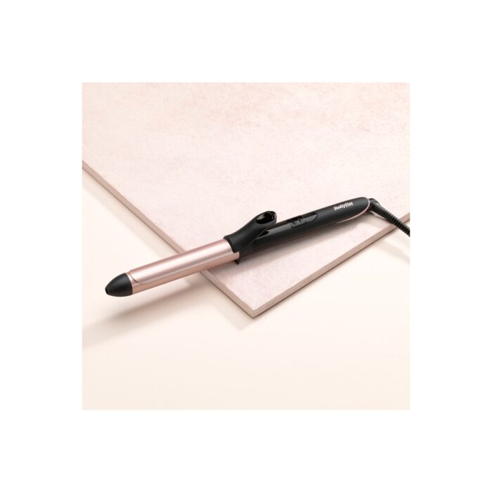 BaByliss Saç Maşası 210 Derece, 25mm Gövde, Kuvars-Seramik Kaplama, 6 Dijital Isı Ayarı, Rose Quartz, C451E - Görsel 3