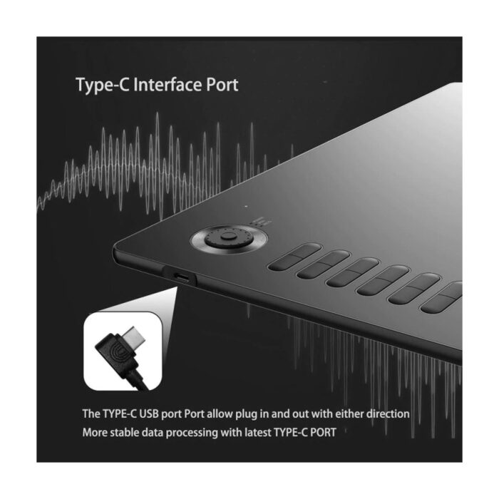 Veikk A15 Pro 8192 Levels Zoom Uyumlu 5080LPI Grafik Tablet+Kalem - Görsel 2