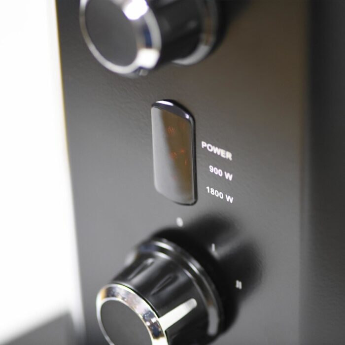 Luxell MH-1800 Orbit 1800 W Infrared Kule Tipi Dikey Isıtıcı, Siyah Gövde, 115,5 cm – Ev ve Ofis Kullanımına Uygun - Görsel 5