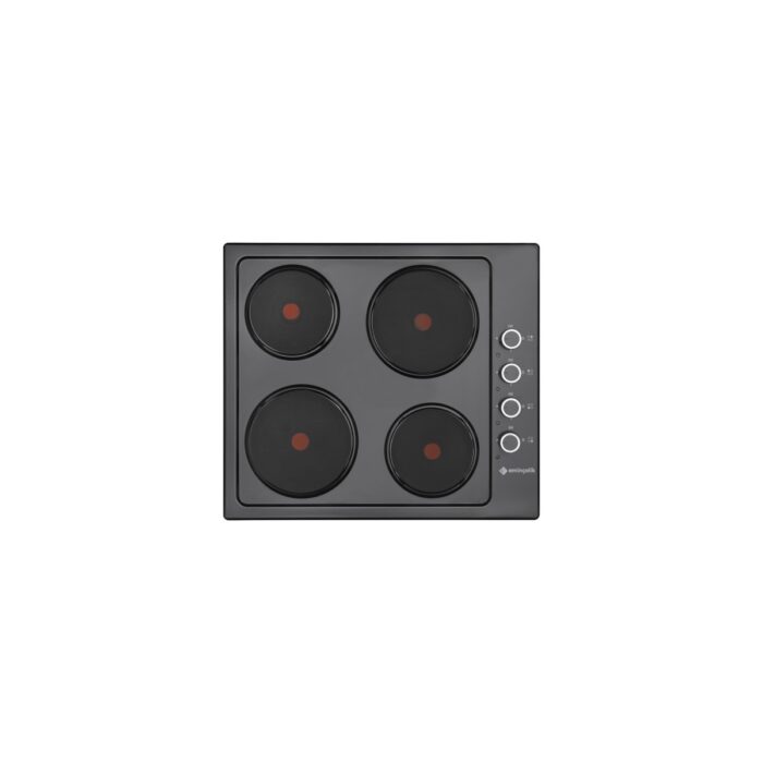 Eminçelik Ec-Ah 6604 Be60 Siyah Emaye Ankastre Ocak - Görsel 1