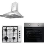 Kumtel Inox Ankastre Set (DP6X Davlumbaz - B66 -S2 Fırın - KO-410 Bf Inox Ocak )