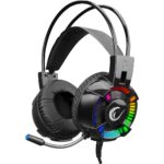 Rampage Styles Siyah USB 7.1 RGB Oyuncu Mikrofonlu Kulaklık