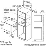 Bosch BEL554MS0 25 LT Ankastre Mikrodalga Fırın - Görsel 4
