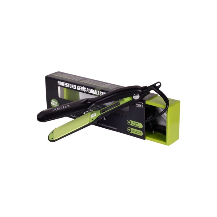110000005441653.jpg Astra Profesyonel Geniş Plakalı Saç Düzleştirici Titanyum Seramik Malzeme ile Hızlı Isınma - Görsel 1