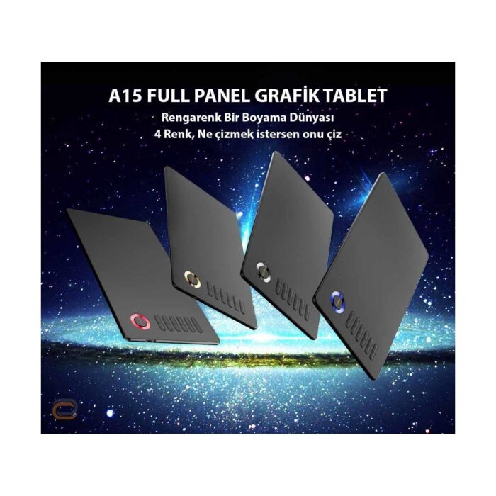 Veikk A15 8192 Levels Zoom Uyumlu 5080LPI Grafik Tablet+Kalem - Görsel 3