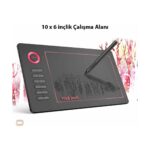 Veikk A15 8192 Levels Zoom Uyumlu 5080LPI Grafik Tablet+Kalem - Görsel 4