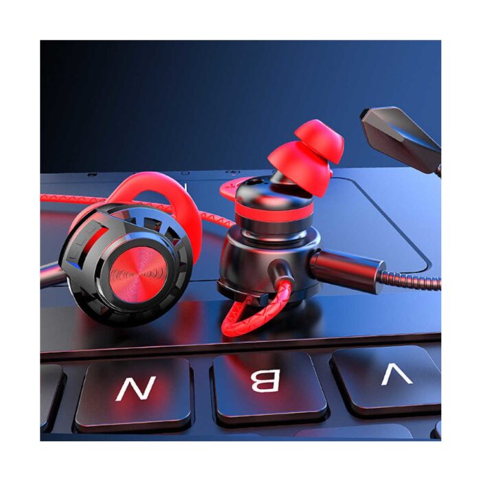 Rampage RM-K36 PROUD 3,5mm Gaming Kırmızı Kulak İçi Mikrofonlu Kulaklık - Görsel 2