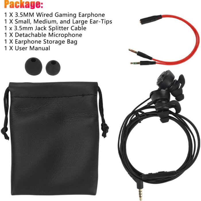 Rampage RM-K36 PROUD 3,5mm Gaming Kırmızı Kulak İçi Mikrofonlu Kulaklık - Görsel 4