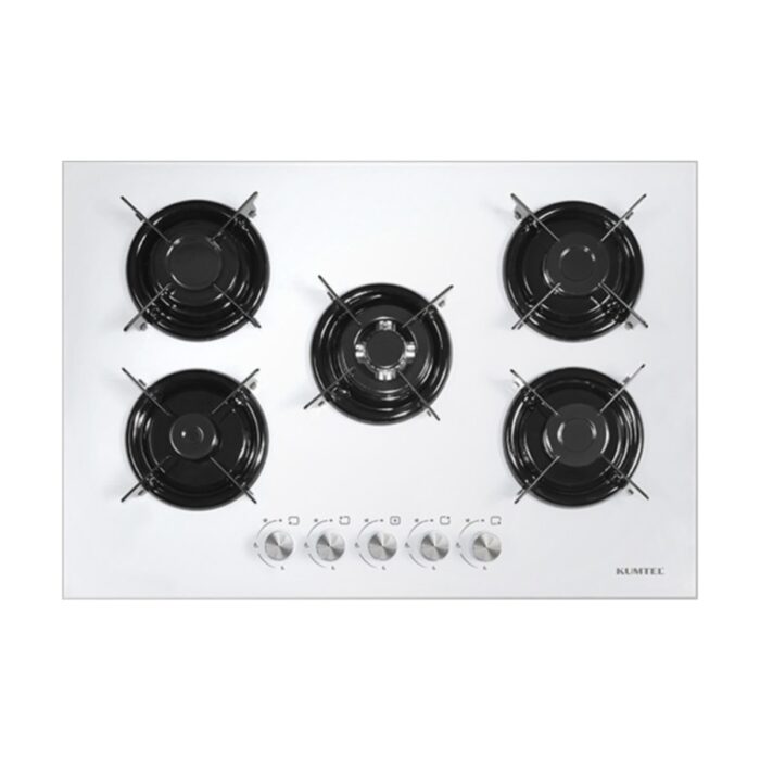 110000013366080.jpg Kumtel KO-50 OAHDF Beyaz Ankastre Cam Ocak - Görsel 1