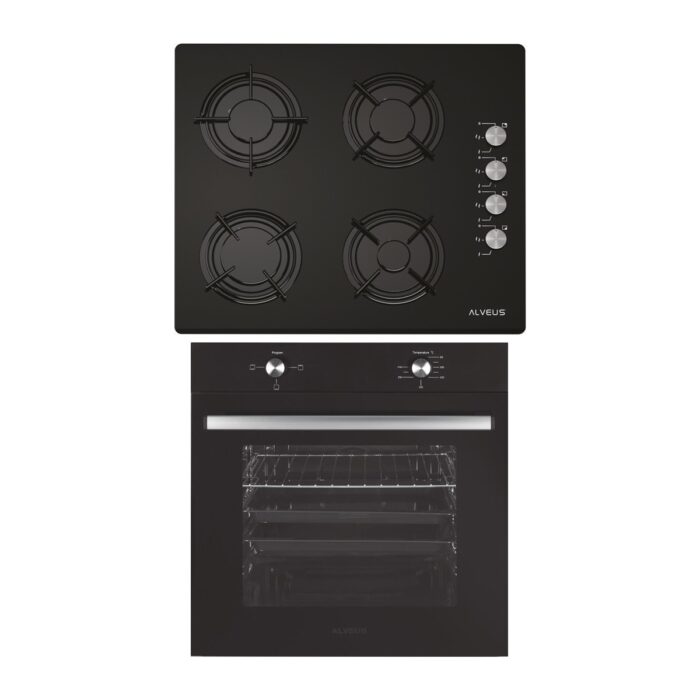 110000014049656.jpg Alveus Yakamoz 2'li Ankastre Set Siyah (GLS640S-MFA604S) - Görsel 1