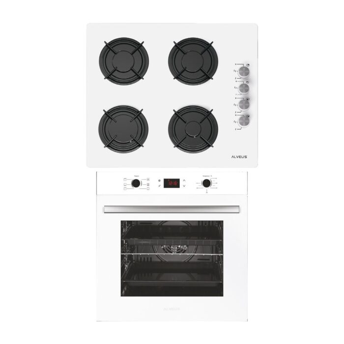 Alveus Sardunya 2'li Beyaz Ankastre Set (GLS640B-MFA627B) - Görsel 1