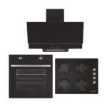 Alveus Arya 3'lü Siyah Ankastre Set (F17-GLS640-MFA604)