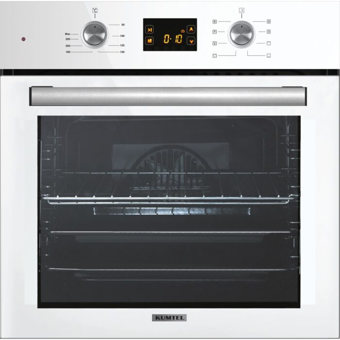 Kumtel Beyaz Cam Digital / Dokunmatik Ankastre Set - 8 Programlı (KO-40 TAHDF Ocak B66-Sf2 Ddt Fırın DA6-835 Davlumbaz) - Görsel 4