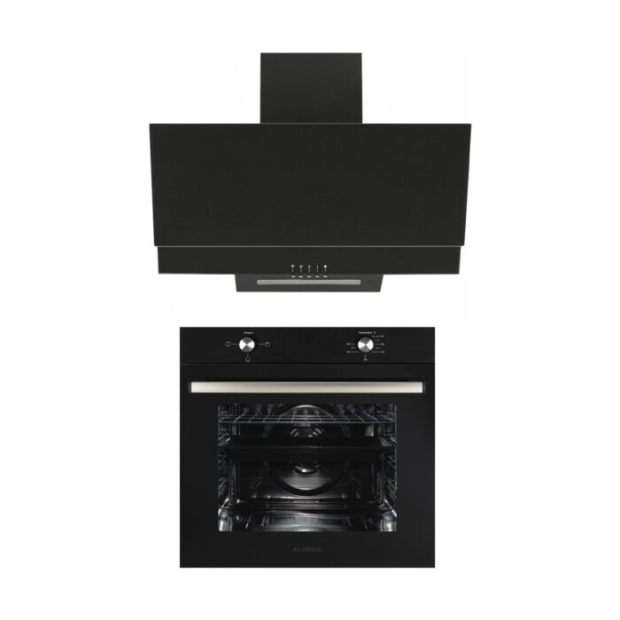 Alveus Lotus Siyah 2'li Ankastre Set MODF17-MFA604 - Görsel 1