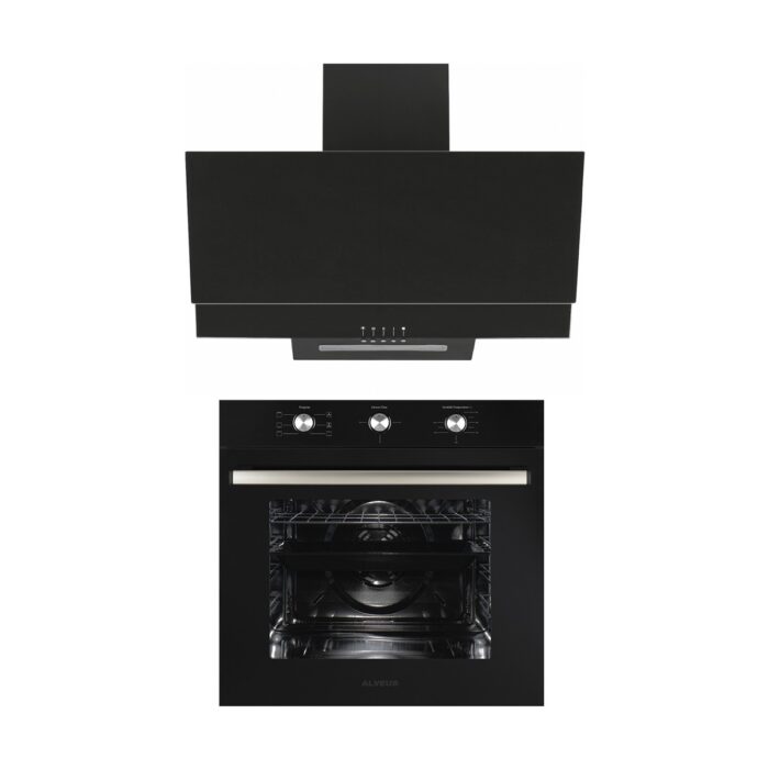 Alveus Mimoza Siyah 2'li Ankastre Set Mod F17-MFA614 - Görsel 1