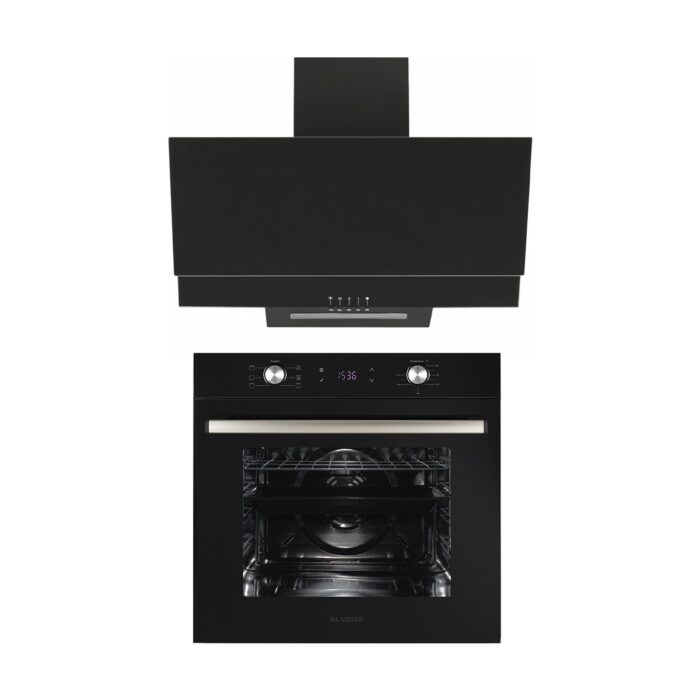 110000018011907.jpg Alveus Happy Siyah 2'li Ankastre Set MODF17-MFA627 - Görsel 1