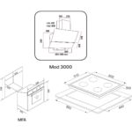 Alveus Kapadokya Siyah 3'lü Ankastre Set MOD3000-VİTROSERAMİK-MFA614 - Görsel 5