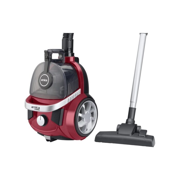 Arnica Vesta ET14450 Cyclon 750W Toz Torbasız Elektrikli Süpürge - Kırmızı - Görsel 3