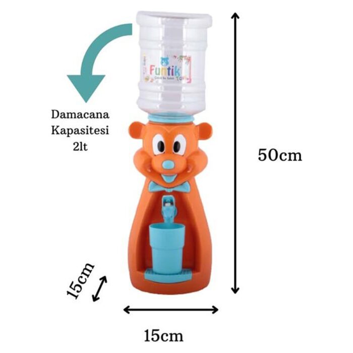 Funtiktoys Ayı Figürlü Mini Çocuk Su Sebili - Görsel 5