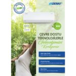 Denki A++ 12000 BTU Invarter Duvar Tipi Klima - Görsel 2