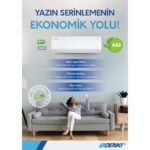 Denki A++ 12000 BTU Invarter Duvar Tipi Klima - Görsel 4