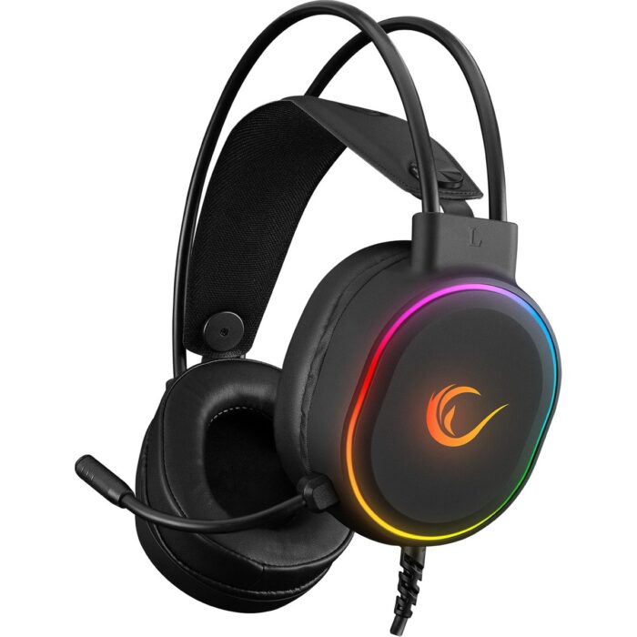 Rampage ROGUE Siyah USB 7.1 Surround RGB Ledli Gaming Esnek Mikrofonlu Oyuncu Kulaklık - Görsel 1