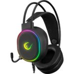 Rampage ROGUE Siyah USB 7.1 Surround RGB Ledli Gaming Esnek Mikrofonlu Oyuncu Kulaklık - Görsel 2