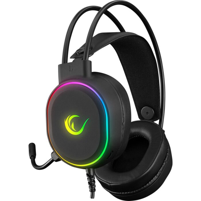Rampage ROGUE Siyah USB 7.1 Surround RGB Ledli Gaming Esnek Mikrofonlu Oyuncu Kulaklık - Görsel 2