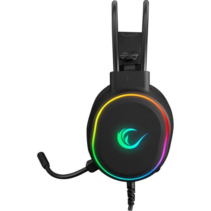Rampage ROGUE Siyah USB 7.1 Surround RGB Ledli Gaming Esnek Mikrofonlu Oyuncu Kulaklık - Görsel 3