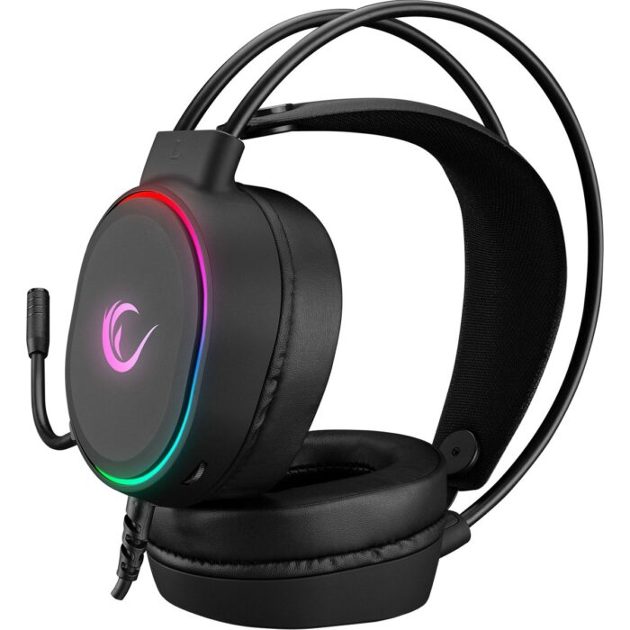 Rampage ROGUE Siyah USB 7.1 Surround RGB Ledli Gaming Esnek Mikrofonlu Oyuncu Kulaklık - Görsel 4