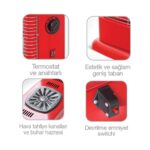 Minisan Maxi MS2500 Quartz Elektrikli Isıtıcı Soba - Görsel 2