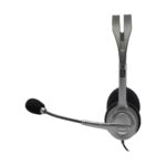 Logitech H110 Kablolu Stereo Kulaklık - Gri - Görsel 3