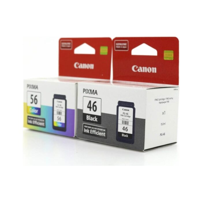 Canon Pg-46 /cl-56 Pixma E404/E414/E464/E484 Siyah ve Renkli Kartuş - Görsel 2