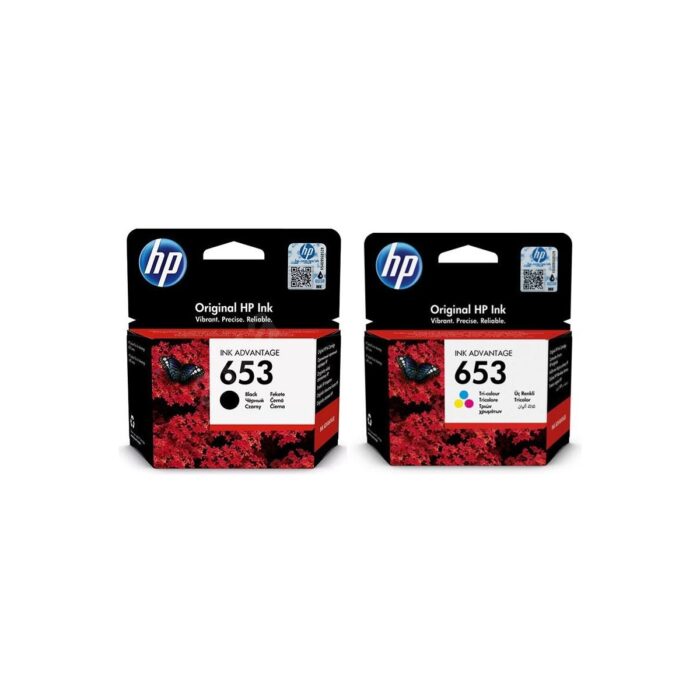 110000075395889.jpg Hp 653 Renkli ve Siyah 2 Li Set Kartuş - Görsel 1