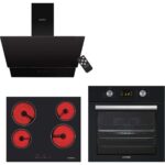 Kumtel Siyah Cam Vitroseramik / Dokunmatik Ankastre Set - 8 Programlı - Görsel 5