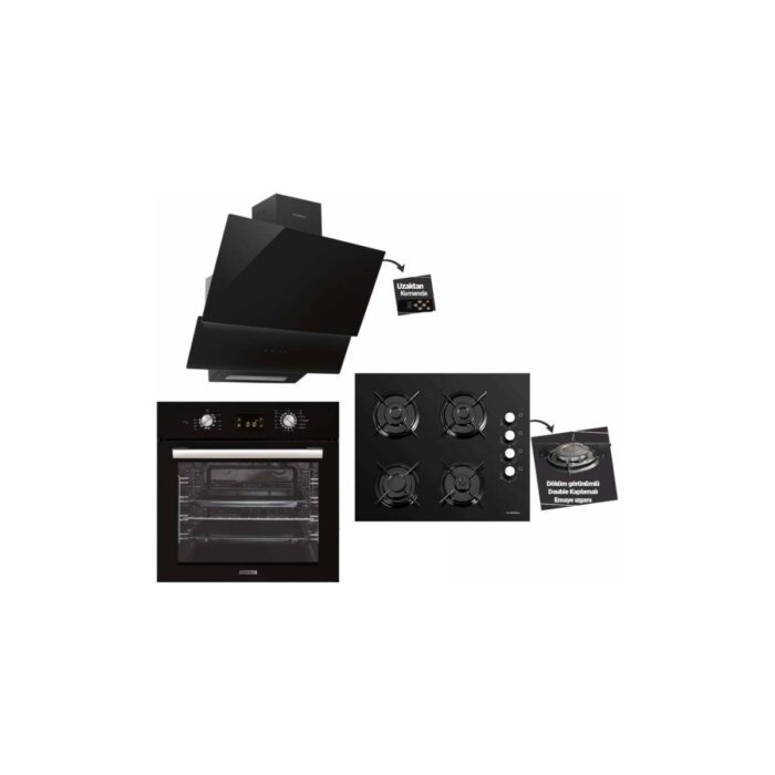 110000087159456.jpg Luxell Opall Dijital Set SİYAH(B66-SGF3+C6-40BF+DA6-835) - Görsel 1