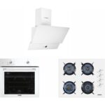 Kumtel Home Beyaz Ankastre Set (DA6-830 + KO-40TAHDF + B66-S2/A66-S2)