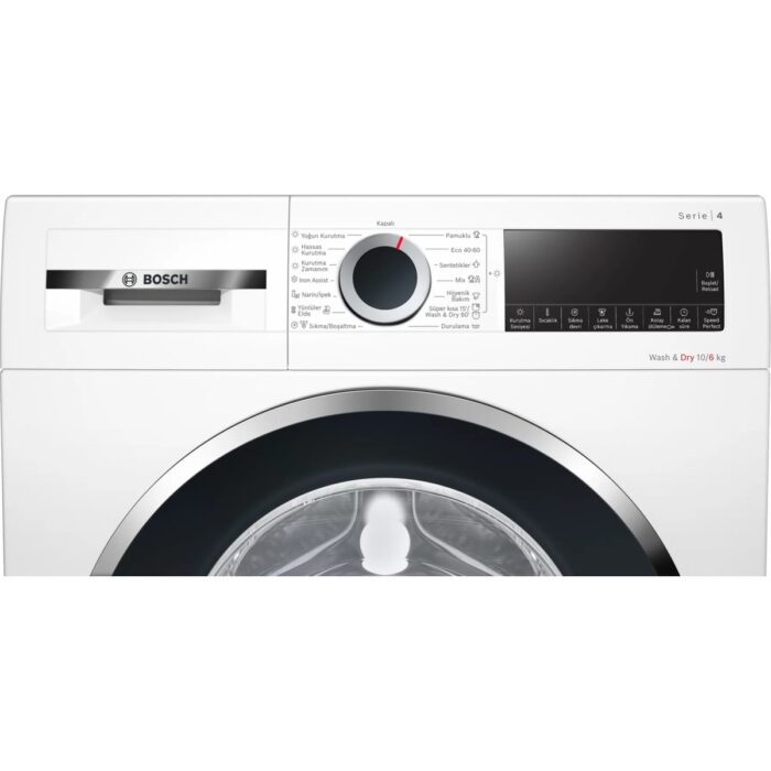 Bosch WNA254X1TR 1400 Devir 10 kg Yıkama / 6 kg Kurutmalı Çamaşır Makinesi - Görsel 3