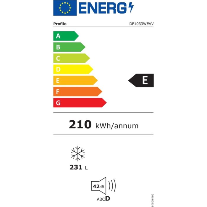 Profilo DF1033WEVV 231 Lt Derin Dondurucu Beyaz - Görsel 4