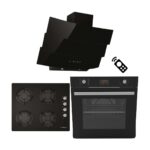 Alveus Century 627 Siyah 3'lü Ankastre Set (Mod W-GLS640-MFA627)