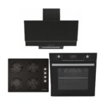 Alveus Baker Siyah 3'lü Ankastre Set (F17 - Gls 640 - Mfa 627)