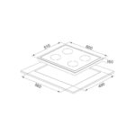 Alveus Baker Siyah 3'lü Ankastre Set (F17 - Gls 640 - Mfa 627) - Görsel 3