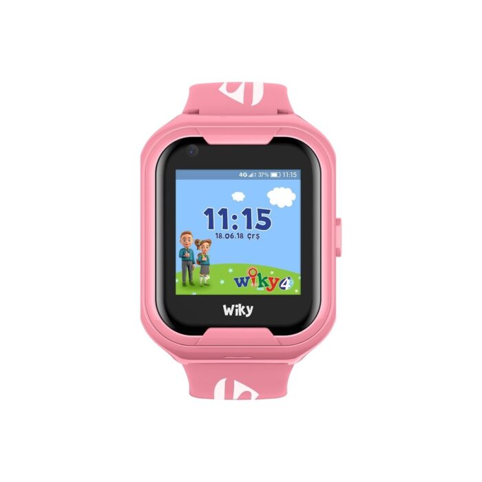 110000119436370.jpg Wiky 4G Akıllı Çocuk Saati - 1.4 inç Dokunmatik Ekran, GPS, Görüntülü Konuşma, Adımsayar, IP67 Su Geçirmez, Uzun Pil Ömrü - Görsel 1